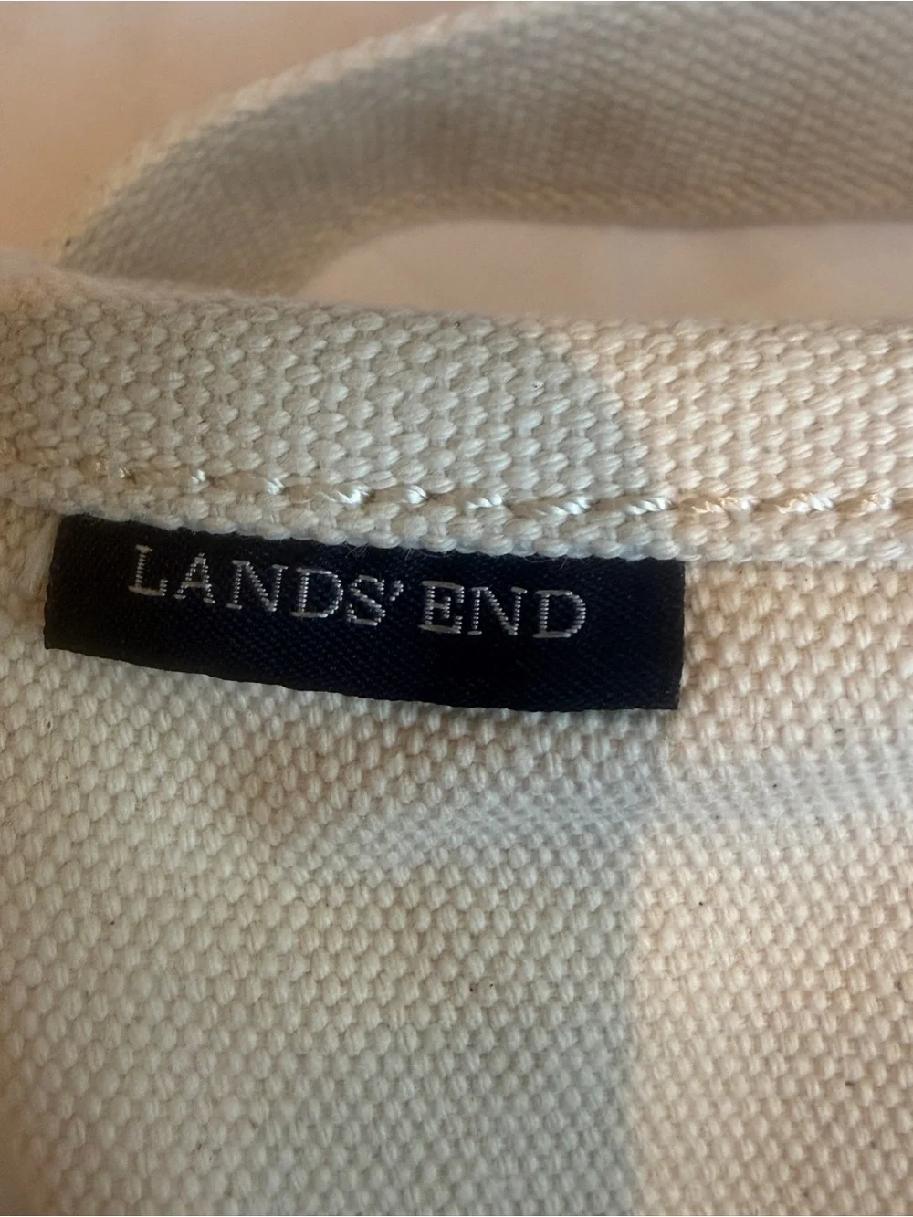 Lands' End Kids Canvas Easter Basket/Tote